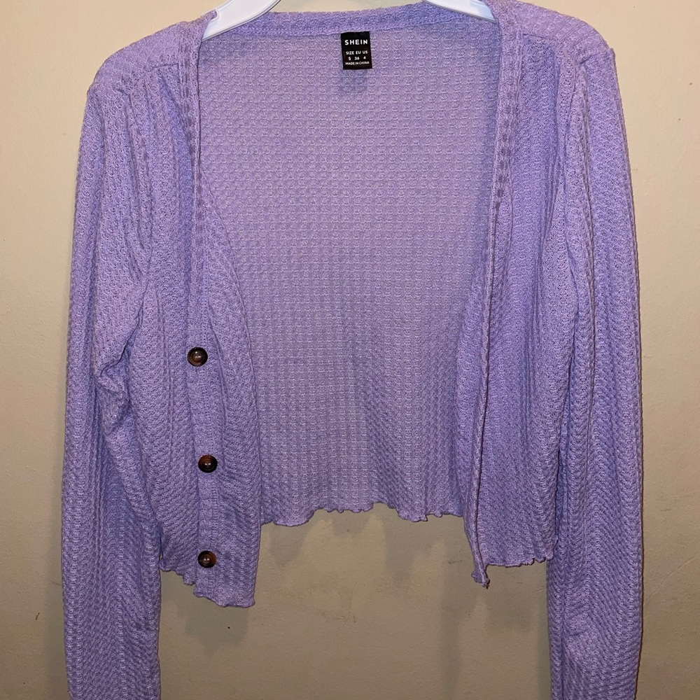 Shein Women's Purple Sweater